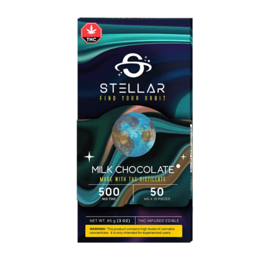 Stellar Edibles Chocolate Bars - 500mg THC