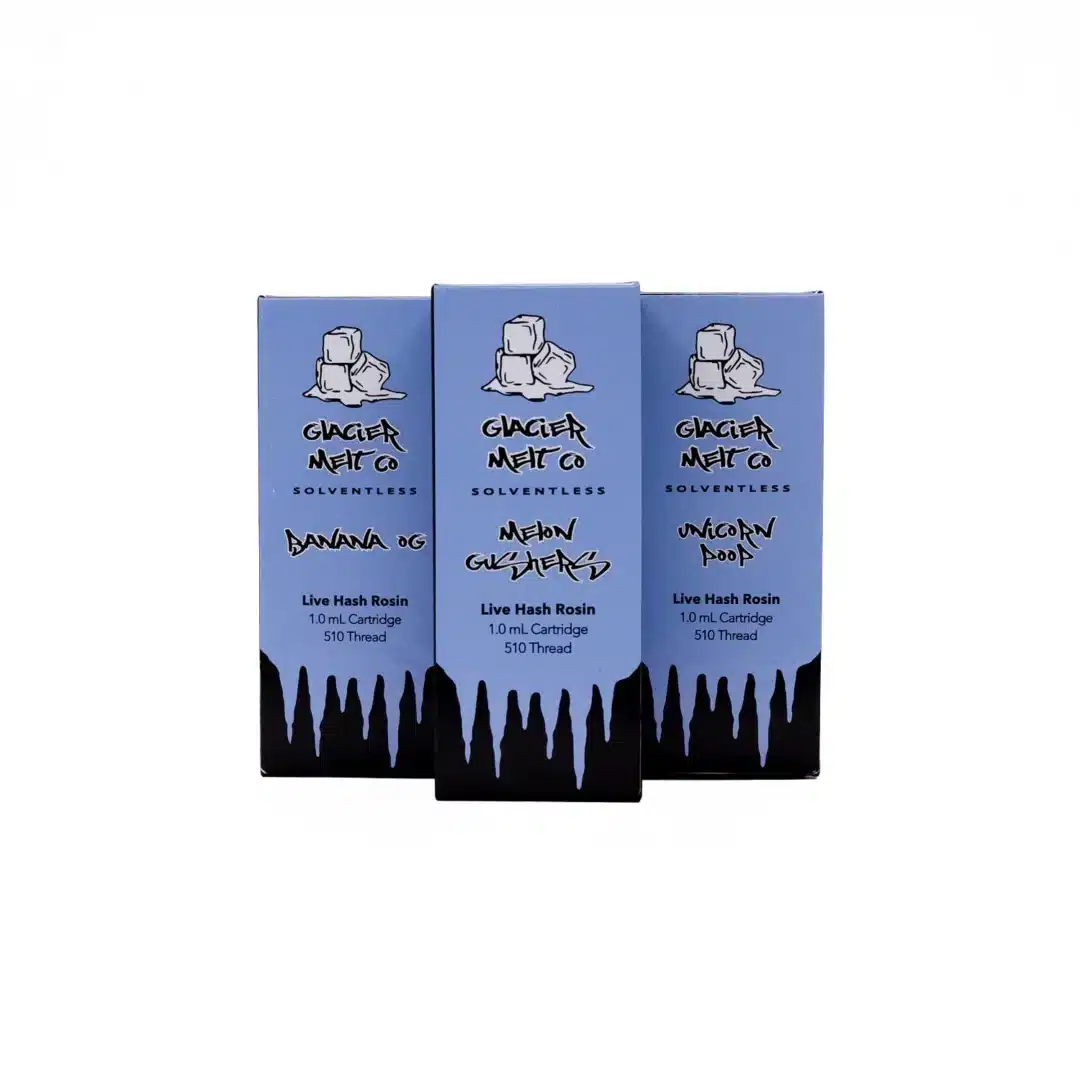 Glacier Melt Live Hash Rosin Cartridge (1g)