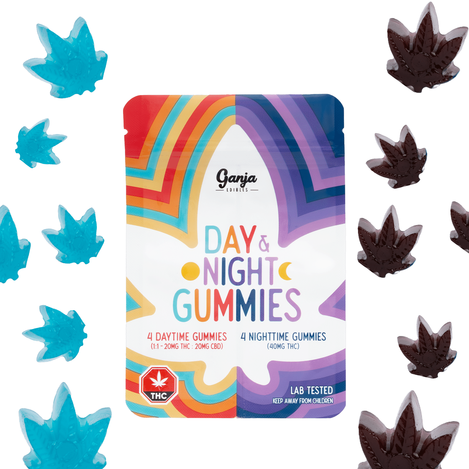 Day & Night Gummies by Ganja Edibles